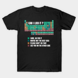 Can-I-Lick-It-Periodic-Table T-Shirt